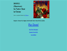 Tablet Screenshot of doom.pdox.net